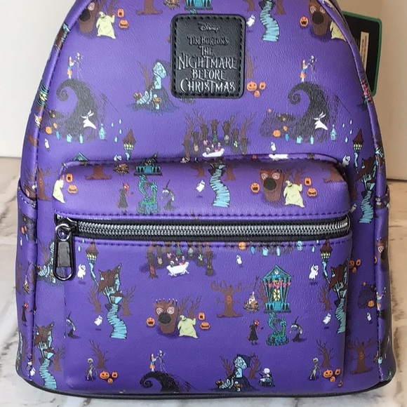 Nightmare Before Christmas Loungefly backpack NEW Disney - Picture 6 of 7